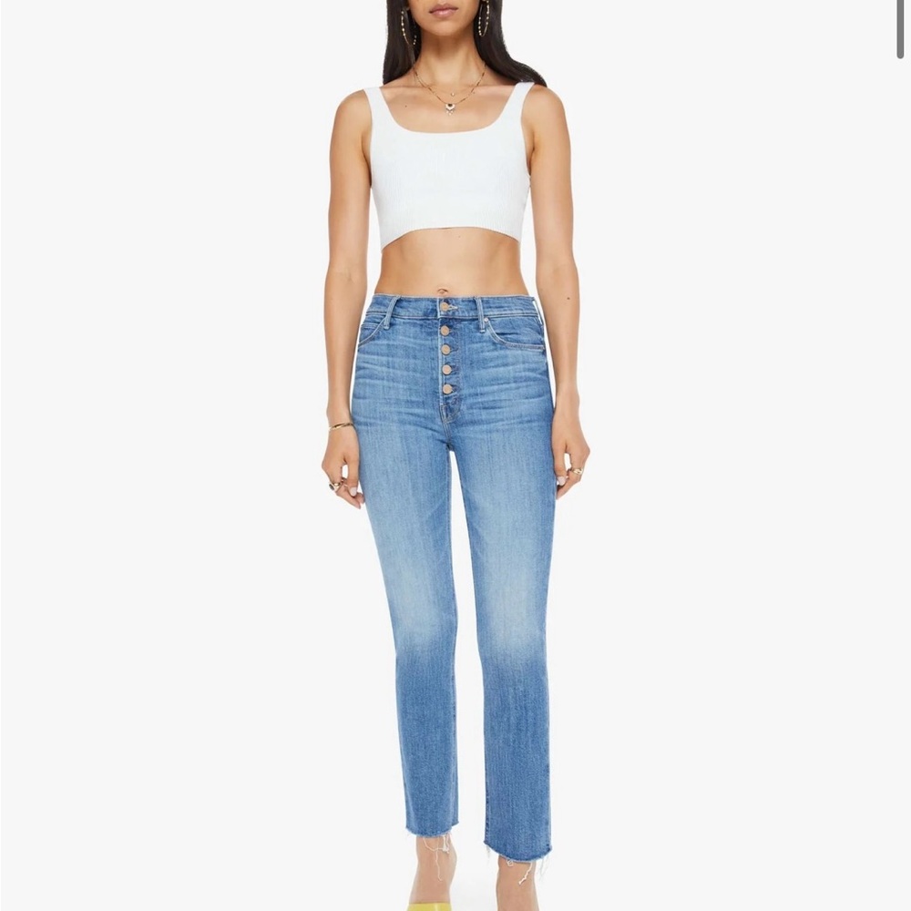 MOTHER | The Pixie Dazzler Ankle Fray Boogie Down Wash size 29